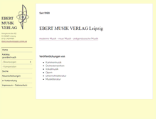 Tablet Screenshot of ebert-musikverlag.de